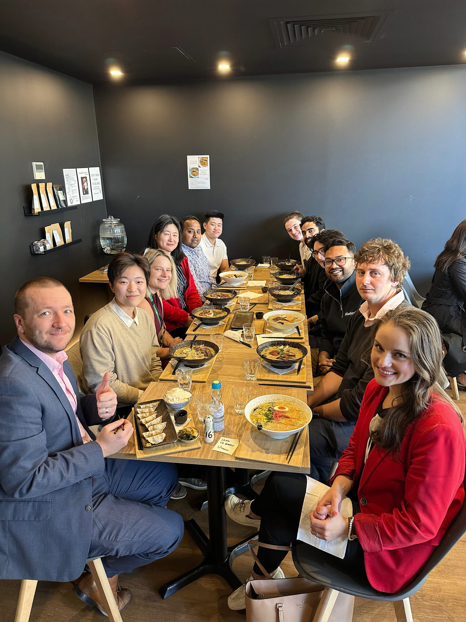 Team farewell lunch